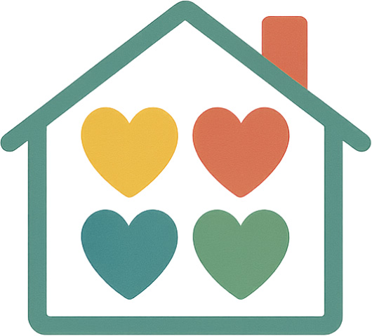 Casa 4 Corações Logo
